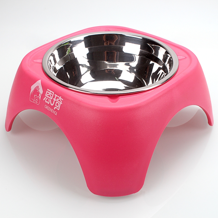 High Quality Dog Bowls with Stand Steel Bowl Non-Slip 